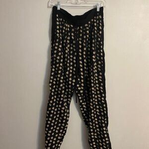 Truth Black/Cream jogger pants, size L